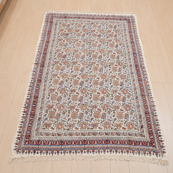 ペルシャ更紗・ガラムカール(イラン手染布) 200×135cm(GC-12619)