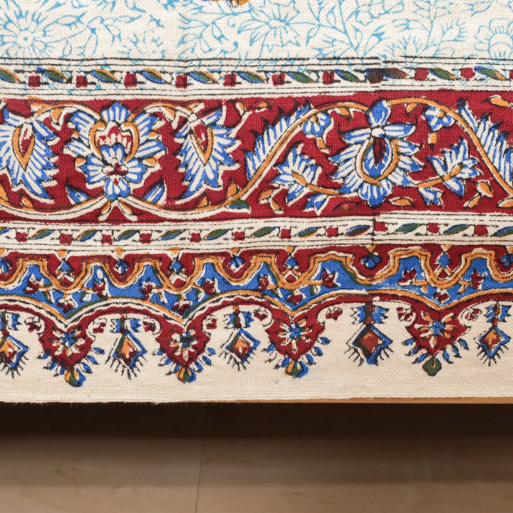 ペルシャ更紗・ガラムカール(イラン手染布) 200×135cm(GC-12620)