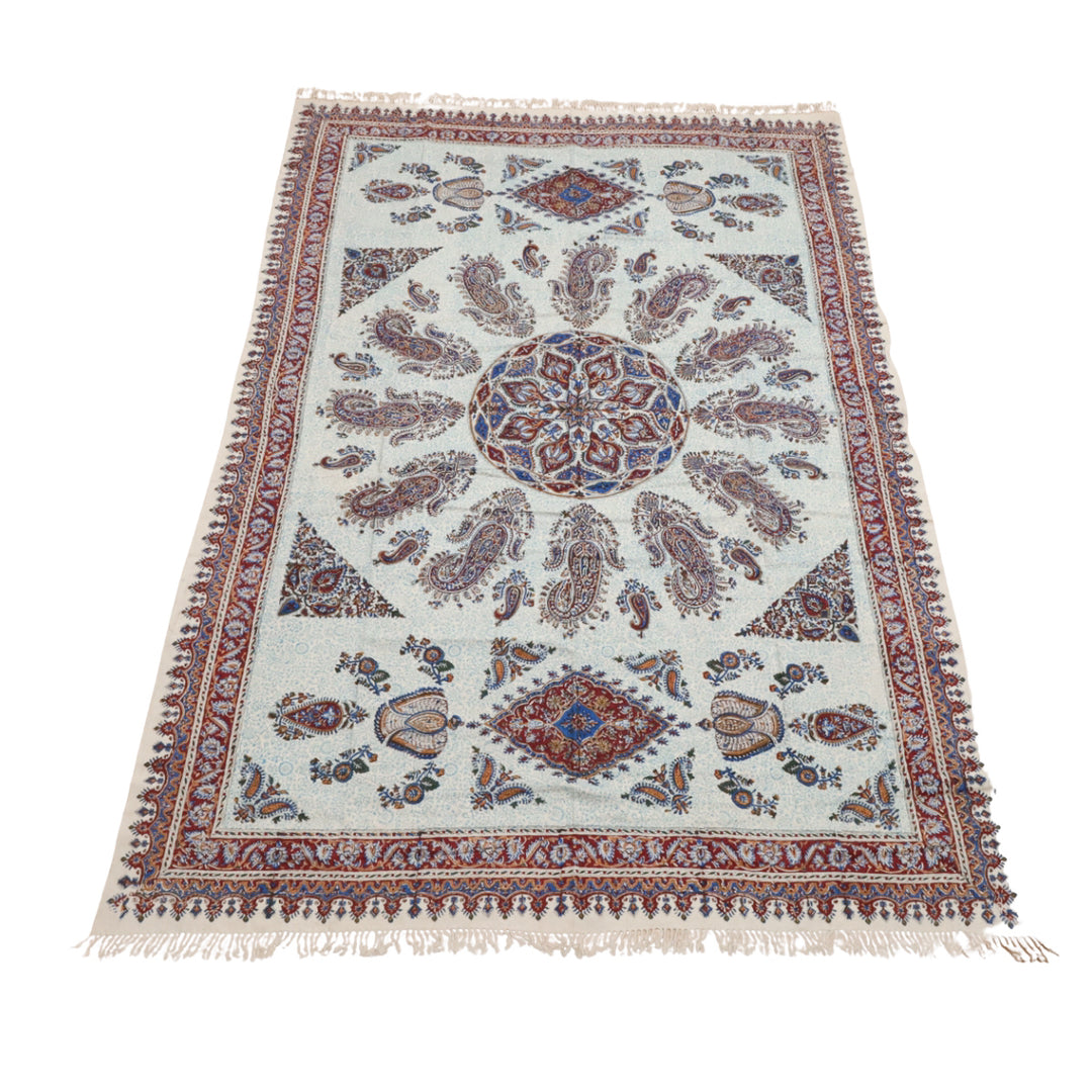 ペルシャ更紗・ガラムカール(イラン手染布) 200×135cm(GC-12620)