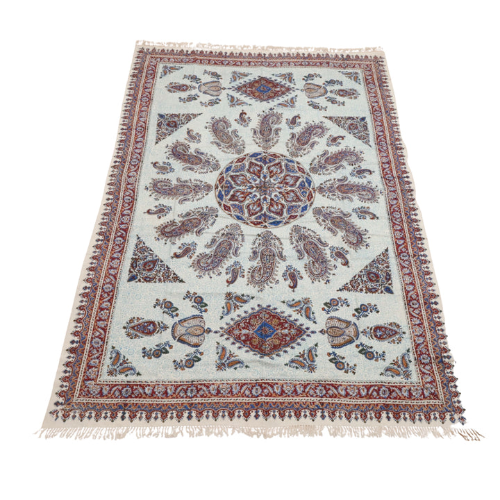 ペルシャ更紗・ガラムカール(イラン手染布) 200×135cm(GC-12620)