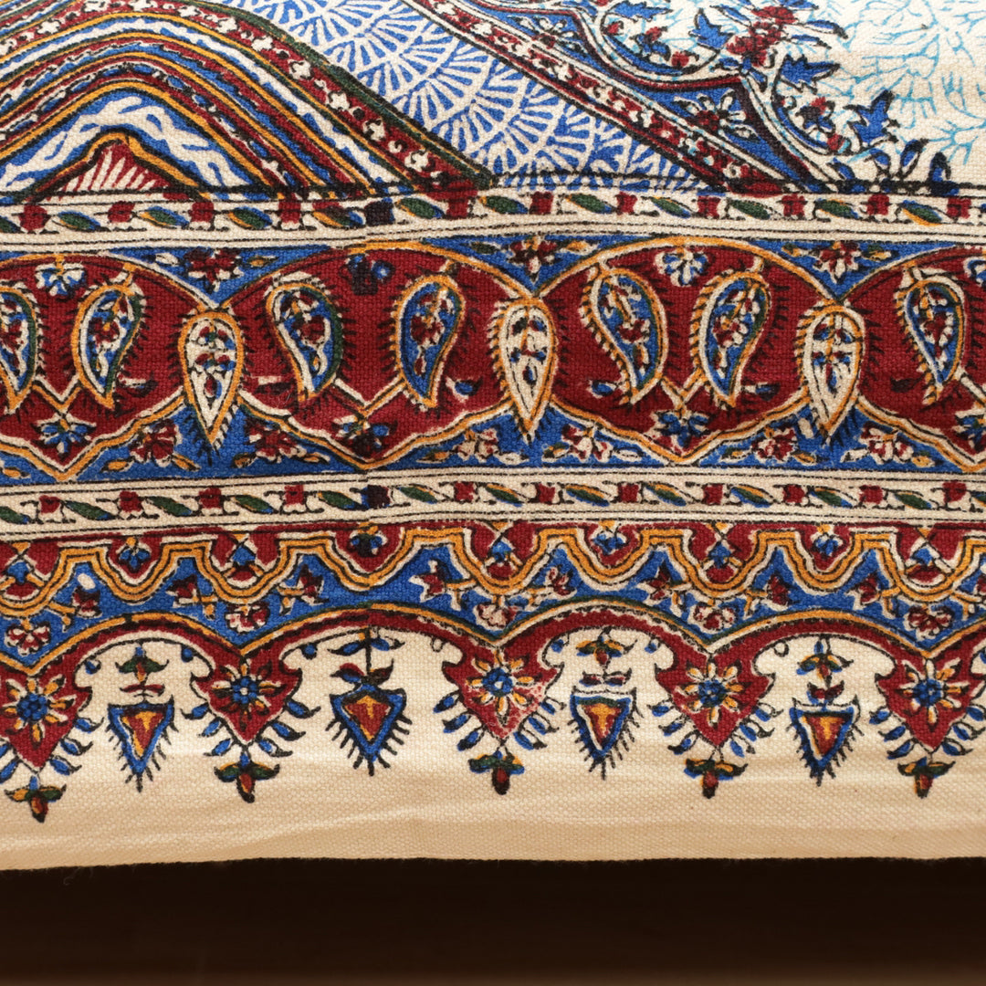 ペルシャ更紗・ガラムカール(イラン手染布) 200×135cm(GC-12622)