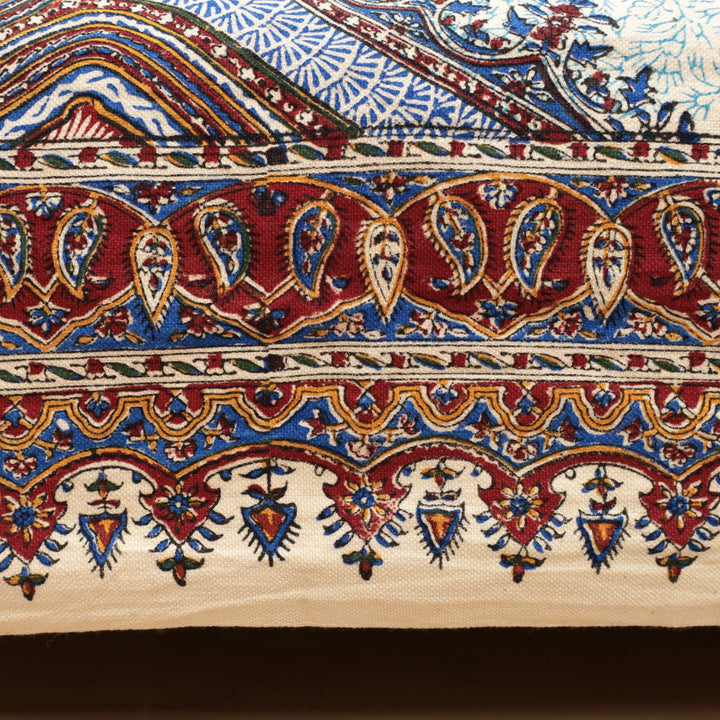 ペルシャ更紗・ガラムカール(イラン手染布) 200×135cm(GC-12622)