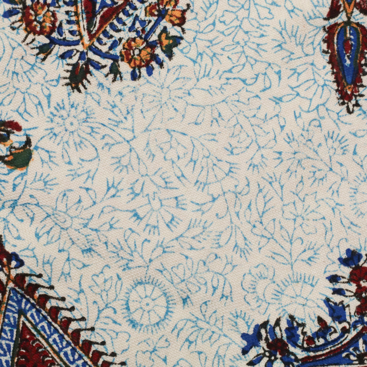 ペルシャ更紗・ガラムカール(イラン手染布) 200×135cm(GC-12622)