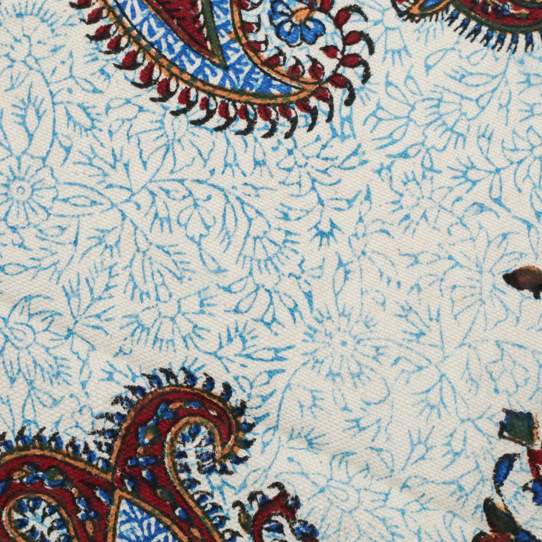 ペルシャ更紗・ガラムカール(イラン手染布) 200×135cm(GC-12623)