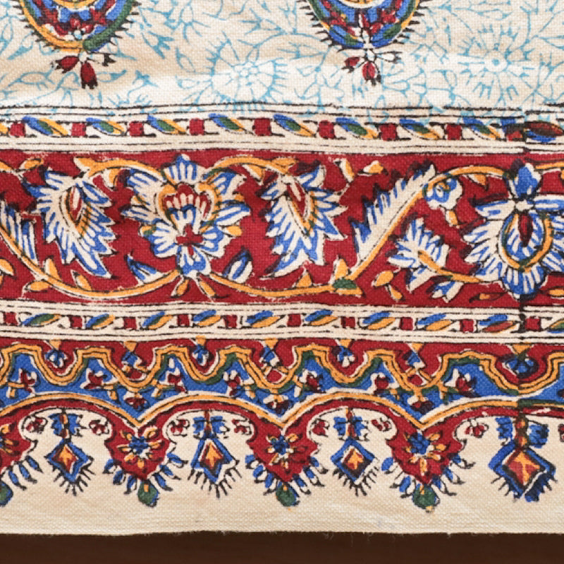 ペルシャ更紗・ガラムカール(イラン手染布) 200×135cm(GC-12803)