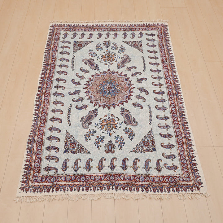 ペルシャ更紗・ガラムカール(イラン手染布) 200×135cm(GC-12803)