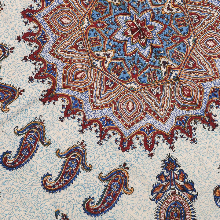 ペルシャ更紗・ガラムカール(イラン手染布) 200×135cm(GC-12803)