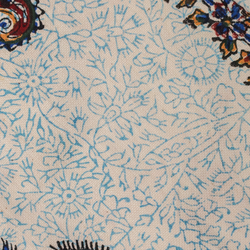 ペルシャ更紗・ガラムカール(イラン手染布) 200×135cm(GC-12803)