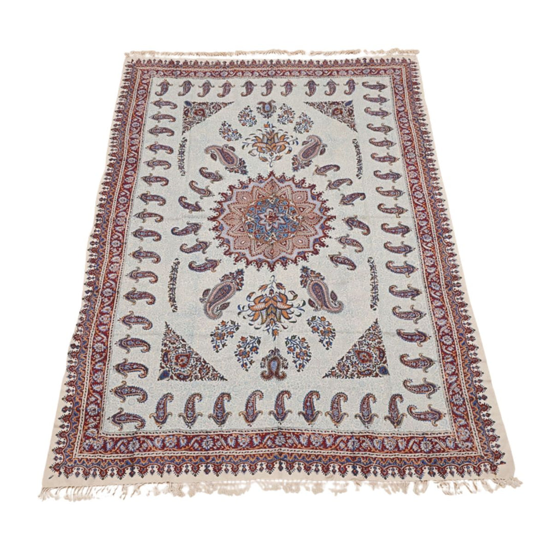 ペルシャ更紗・ガラムカール(イラン手染布) 200×135cm(GC-12803)