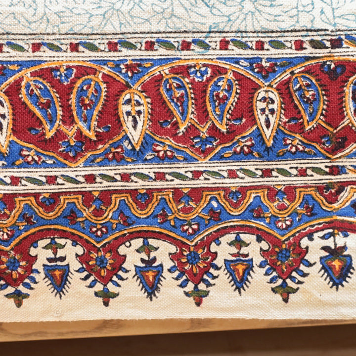 ペルシャ更紗・ガラムカール(イラン手染布) 200×135cm(GC-12804)