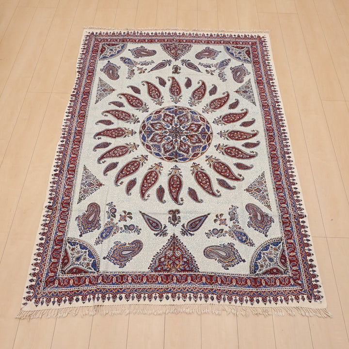 ペルシャ更紗・ガラムカール(イラン手染布) 200×135cm(GC-12804)