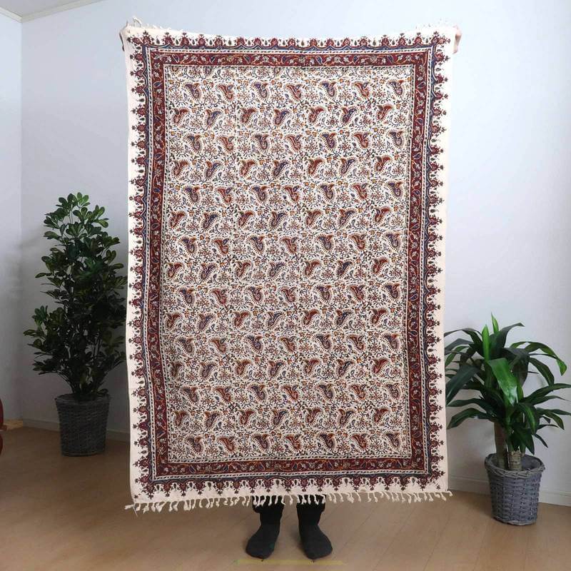 ペルシャ更紗・ガラムカール(イラン手染布)150×100cm(GC-1510)