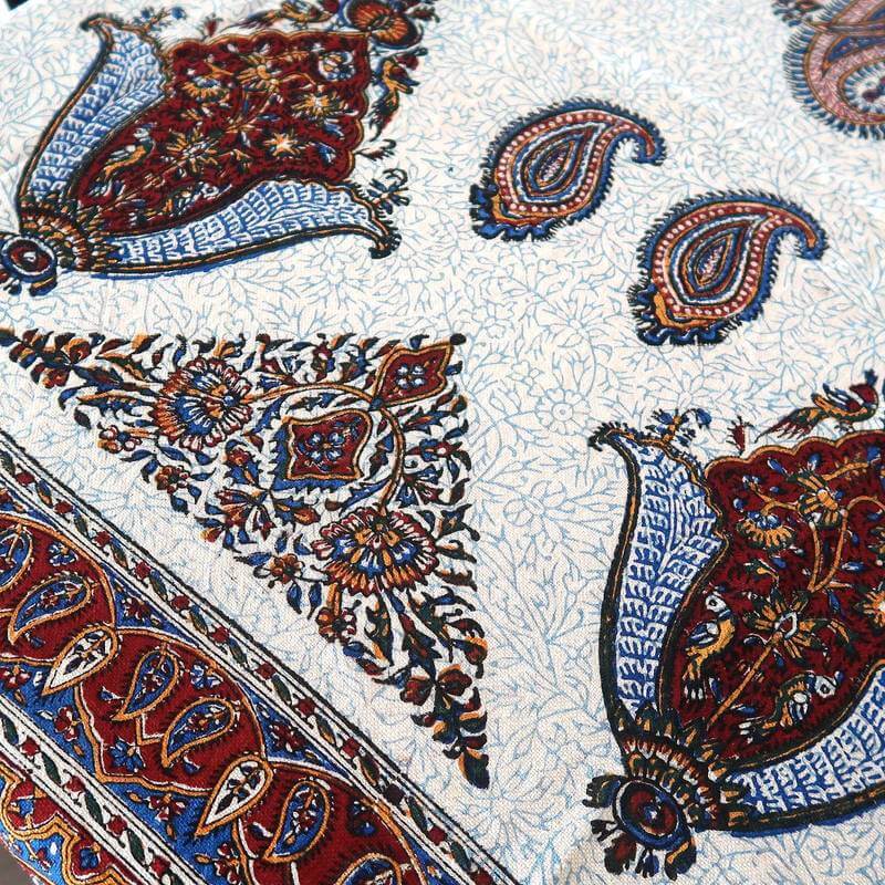 ペルシャ更紗・ガラムカール(イラン手染布)200×135cm(GC-2005)
