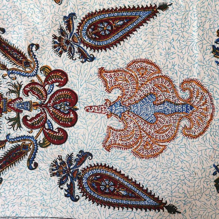 ペルシャ更紗・ガラムカール(イラン手染布)200×135cm(GC-2006)