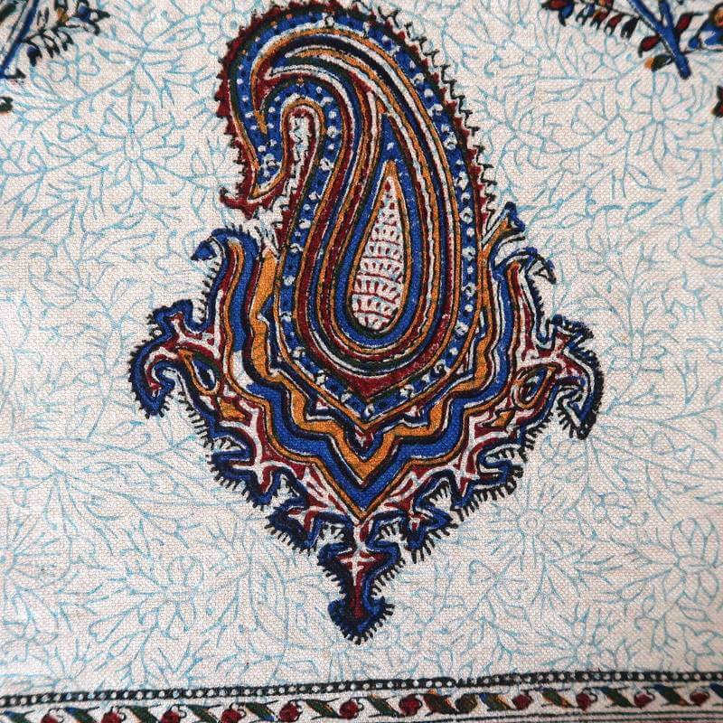 ペルシャ更紗・ガラムカール(イラン手染布)200×135cm(GC-2008)