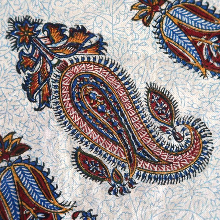 テーブルクロス用ペルシャ更紗・ガラムカール(イラン手染布)200×135cm(GC-2009)