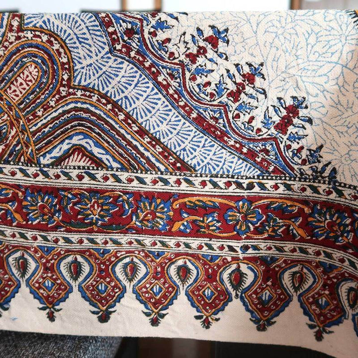 ペルシャ更紗・ガラムカール(イラン手染布)200×135cm(GC-2009)生地の拡大写真