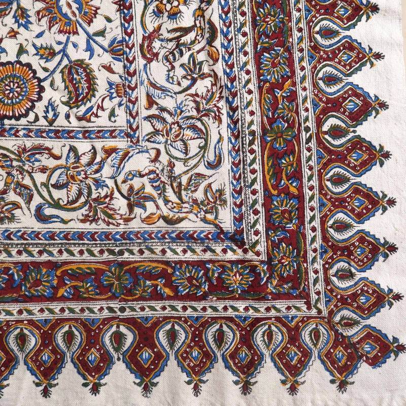 ペルシャ更紗・ガラムカール(イラン手染布)240×160cm(GC-2403)