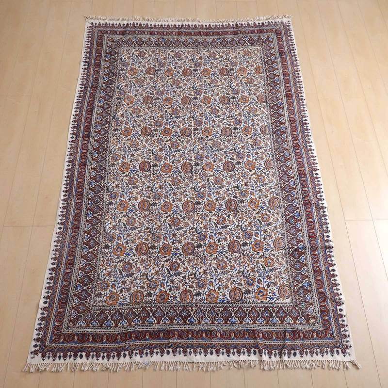 ペルシャ更紗・ガラムカール(イラン手染布)240×160cm(GC-2405)