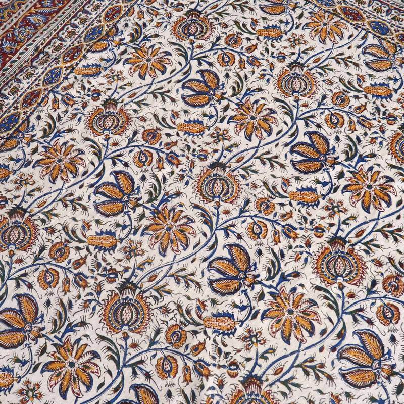 ペルシャ更紗・ガラムカール(イラン手染布)240×160cm(GC-2410)