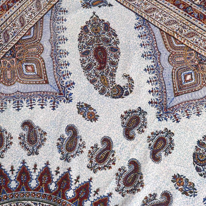 ペルシャ更紗・ガラムカール(イラン手染布)240×160cm(GC-2412)