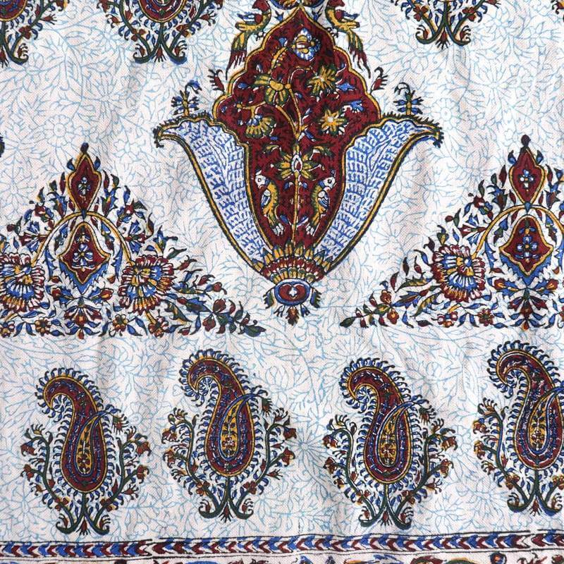 ペルシャ更紗・ガラムカール(イラン手染布)240×160cm(GC-2416)