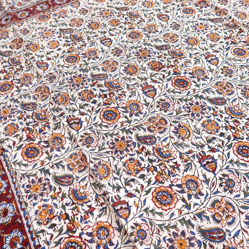 ペルシャ更紗・ガラムカール(イラン手染布)280×180cm(GC-2804)