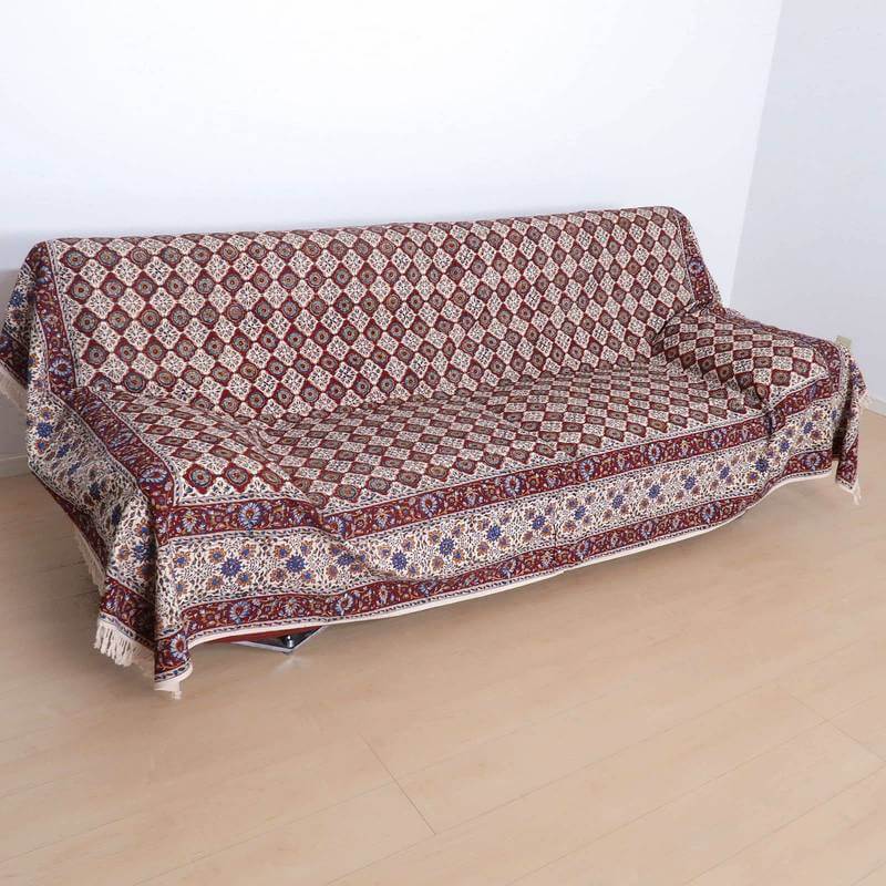 ペルシャ更紗・ガラムカール(イラン手染布)280×180cm(GC-2808)