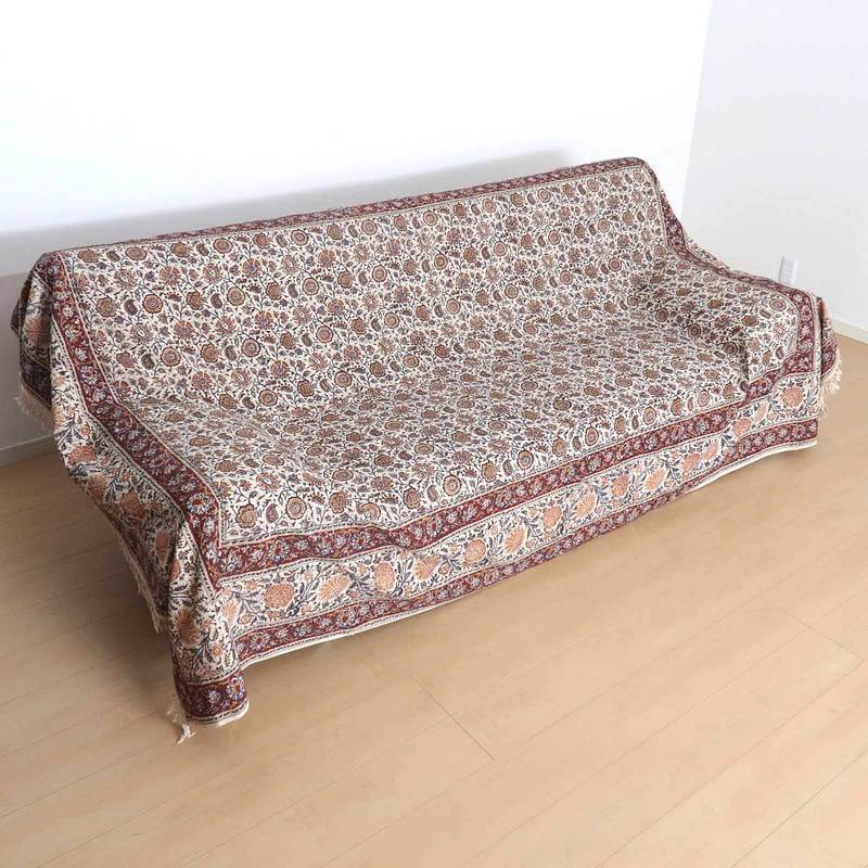 ペルシャ更紗・ガラムカール(イラン手染布)280×180cm(GC-2809)