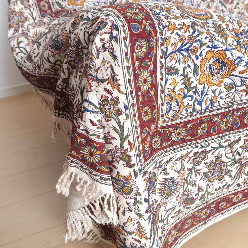 ペルシャ更紗・ガラムカール(イラン手染布)280×180cm(GC-2811)