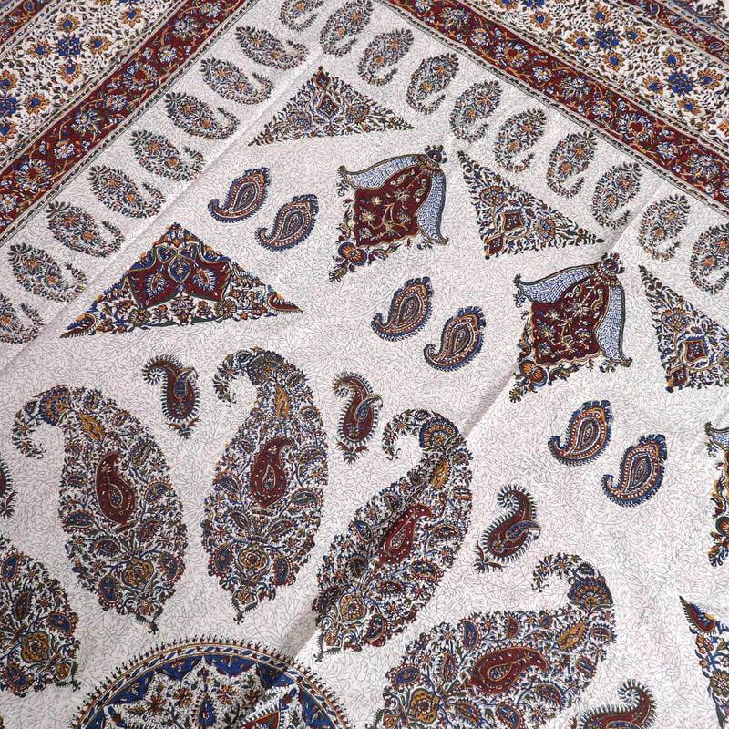 ペルシャ更紗・ガラムカール(イラン手染布)280×220cm(GC-2824)