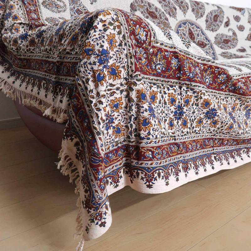 ペルシャ更紗・ガラムカール(イラン手染布)280×220cm(GC-2824)