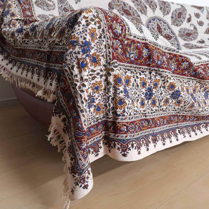 ペルシャ更紗・ガラムカール(イラン手染布)280×220cm(GC-2824)