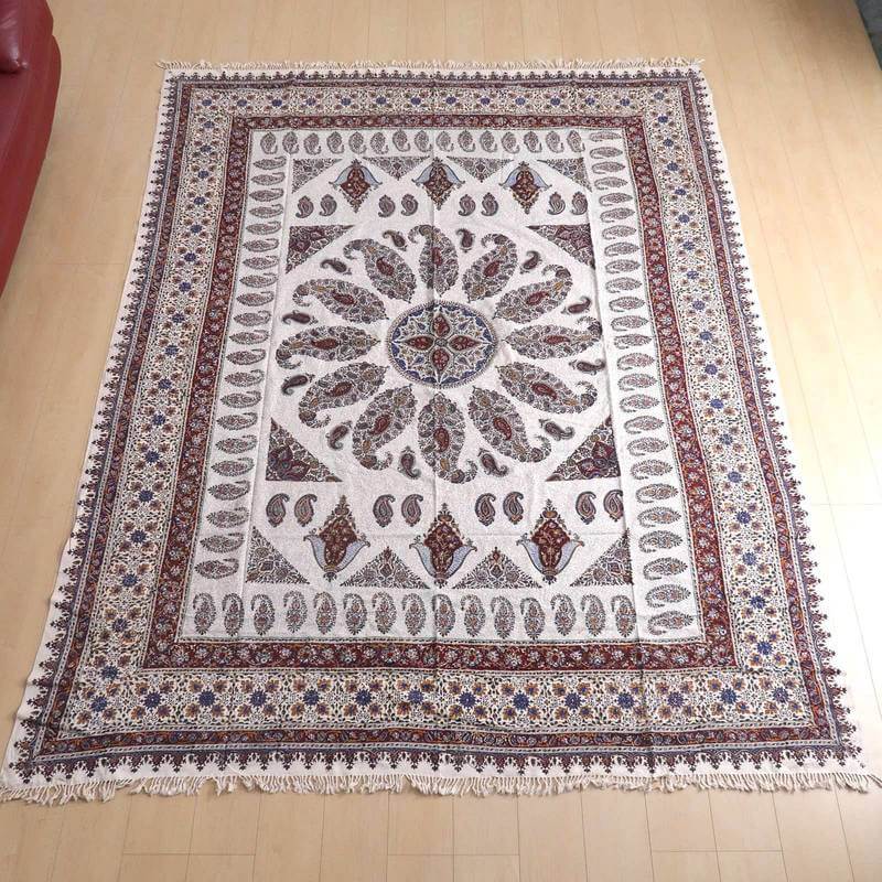 ペルシャ更紗・ガラムカール(イラン手染布)280×220cm(GC-2824)