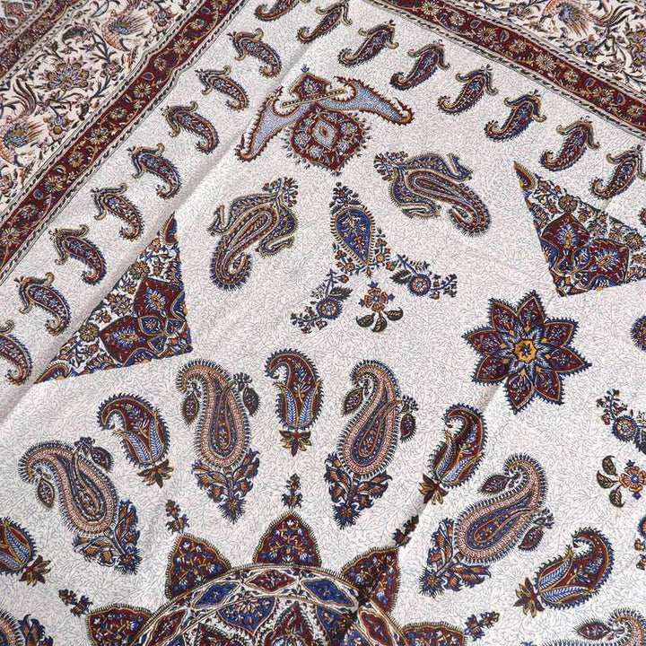 ペルシャ更紗・ガラムカール(イラン手染布)280×220cm(GC-2828)