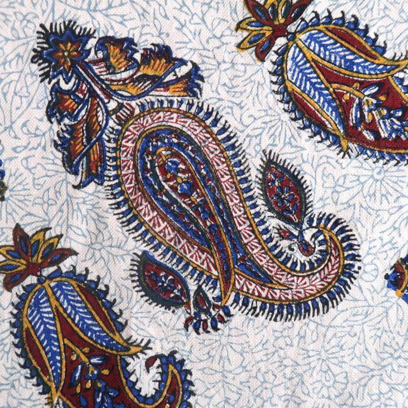 ペルシャ更紗・ガラムカール(イラン手染布)280×220cm(GC-2828)