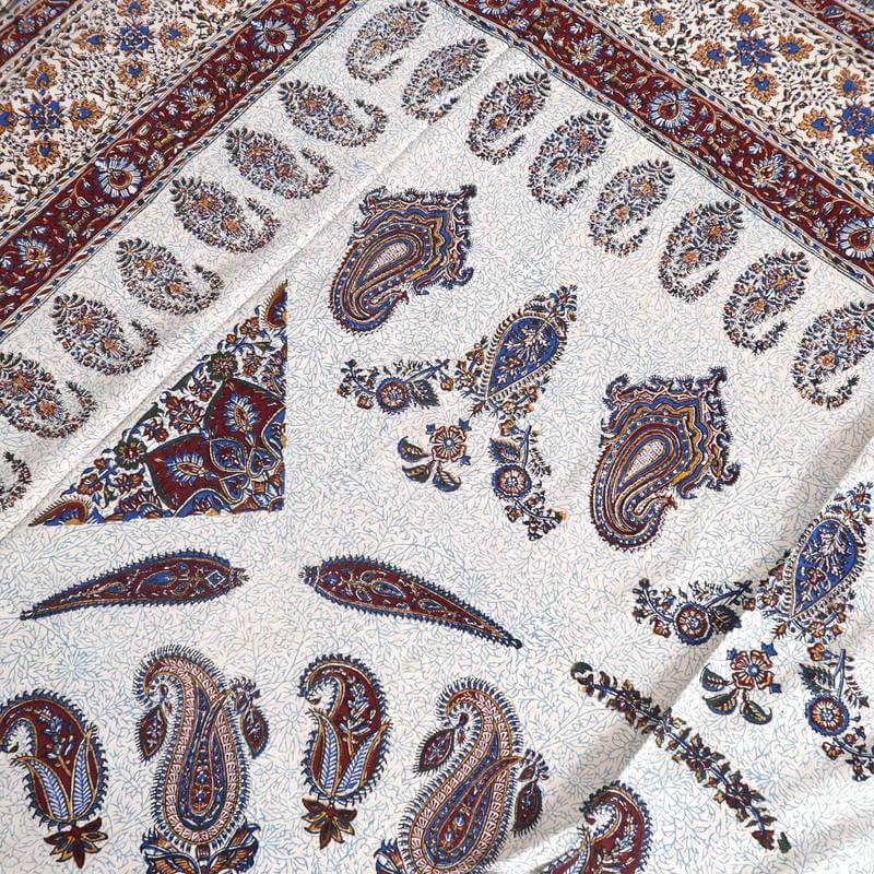 ペルシャ更紗・ガラムカール(イラン手染布)280×220cm(GC-2829)