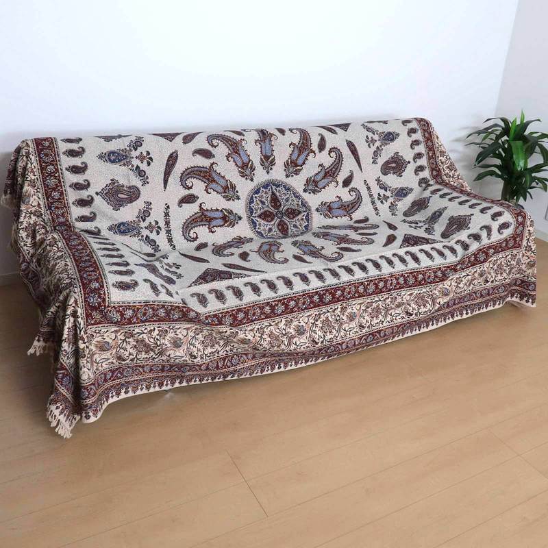 ペルシャ更紗・ガラムカール(イラン手染布)280×220cm(GC-2831)