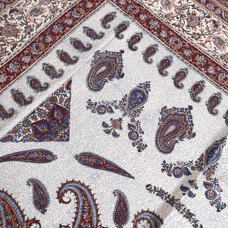 ペルシャ更紗・ガラムカール(イラン手染布)280×220cm(GC-2831)