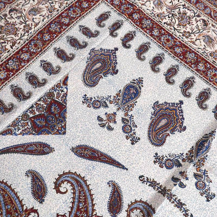 ペルシャ更紗・ガラムカール(イラン手染布)280×220cm(GC-2831)