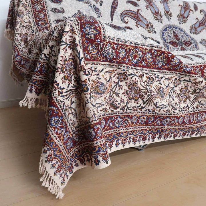 ペルシャ更紗・ガラムカール(イラン手染布)280×220cm(GC-2831)