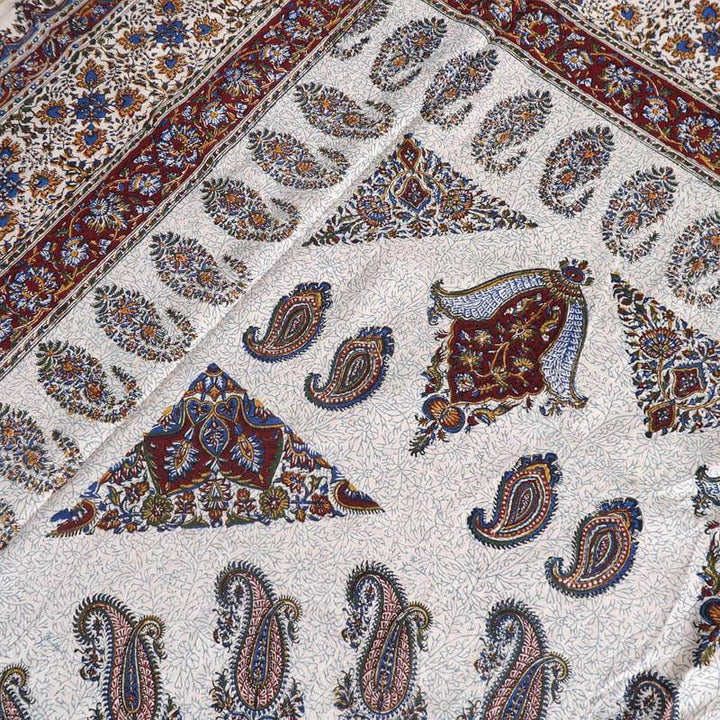 ペルシャ更紗・ガラムカール(イラン手染布)280×220cm(GC-2833)