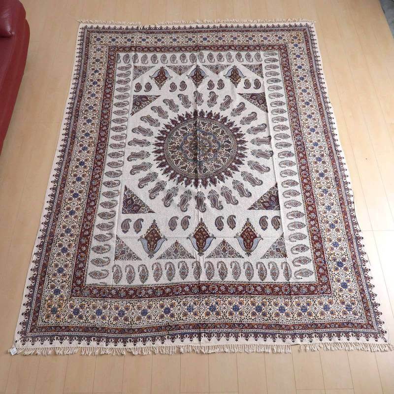 ペルシャ更紗・ガラムカール(イラン手染布)280×220cm(GC-2833)