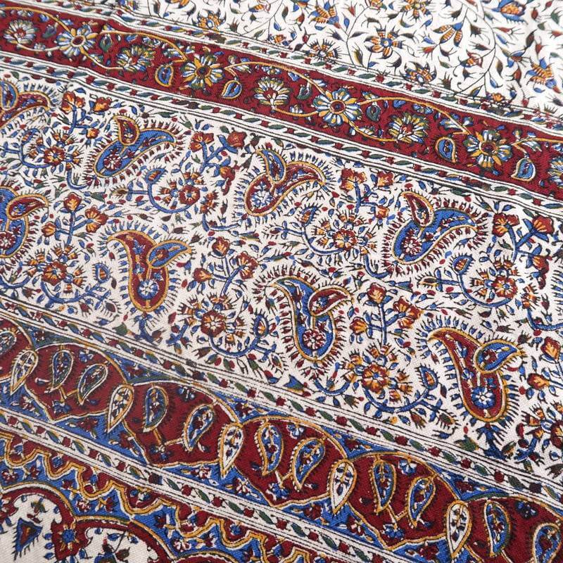 ペルシャ更紗・ガラムカール(イラン手染布)280×220cm(GC-2835)