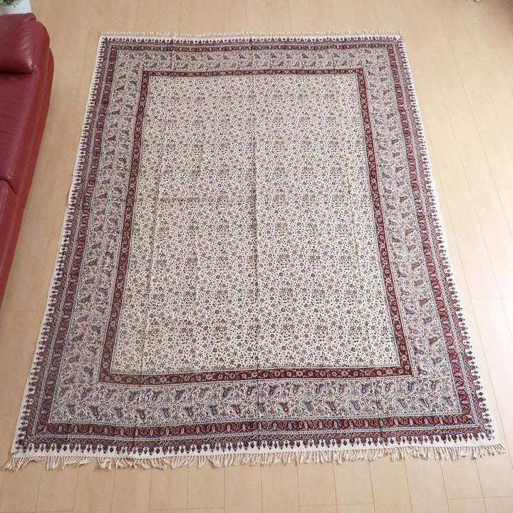 ペルシャ更紗・ガラムカール(イラン手染布)280×220cm(GC-2835)