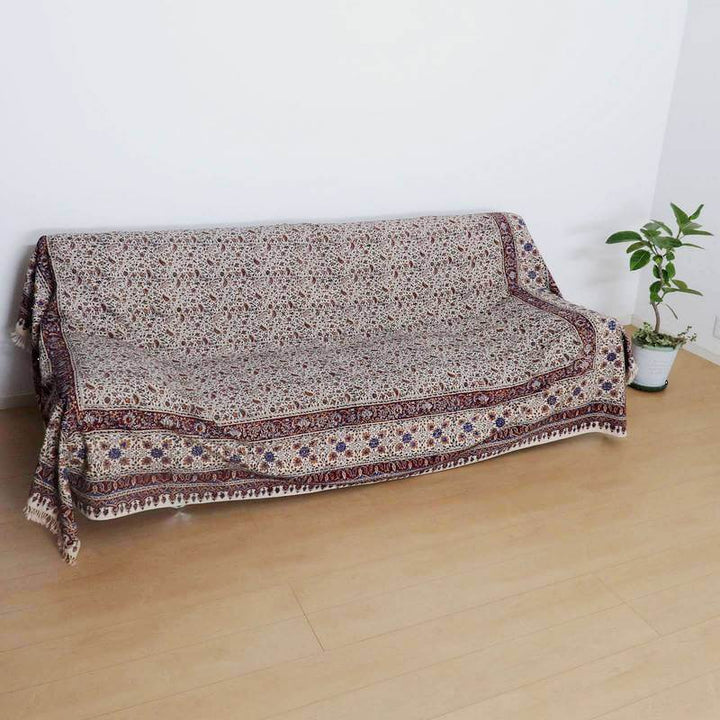 ペルシャ更紗・ガラムカール(イラン手染布)280×220cm(GC-2837)