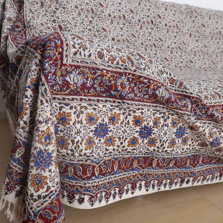 ペルシャ更紗・ガラムカール(イラン手染布)280×220cm(GC-2837)