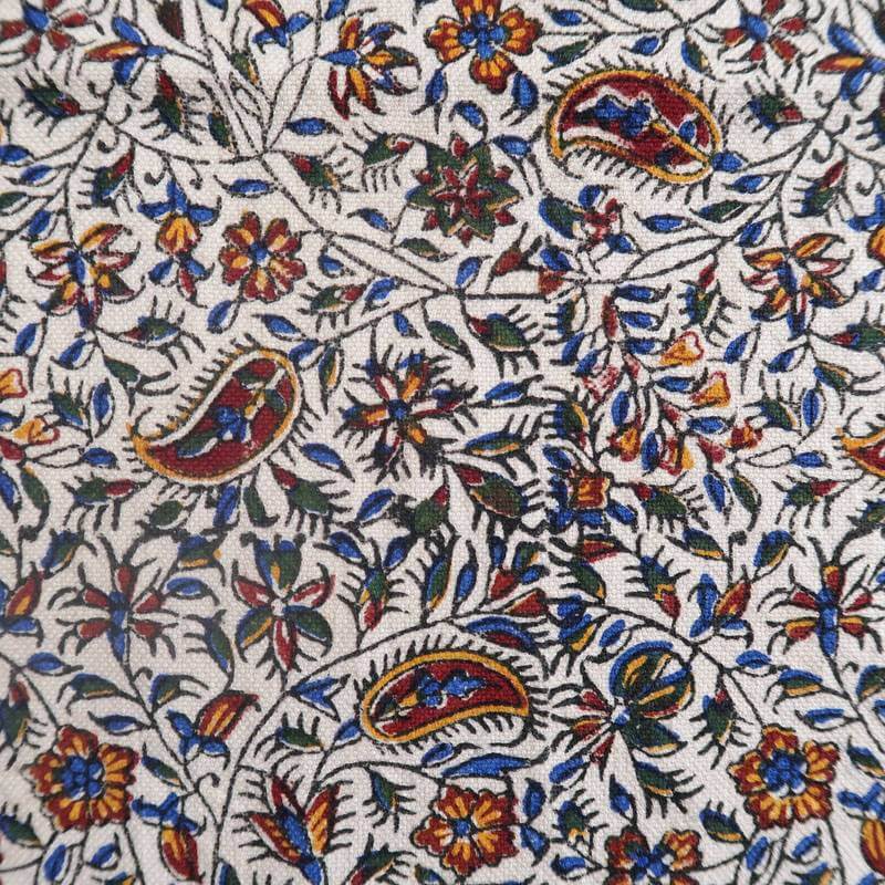 ペルシャ更紗・ガラムカール(イラン手染布)280×220cm(GC-2837)