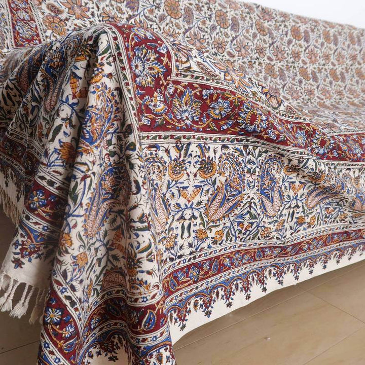 ペルシャ更紗・ガラムカール(イラン手染布)280×220cm(GC-2838)