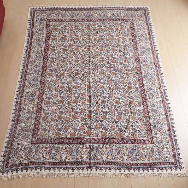 ペルシャ更紗・ガラムカール(イラン手染布)280×220cm(GC-2838)